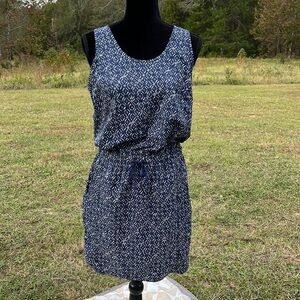 Patagonia navy blue performance dress. Size medium. Cross back tank style.